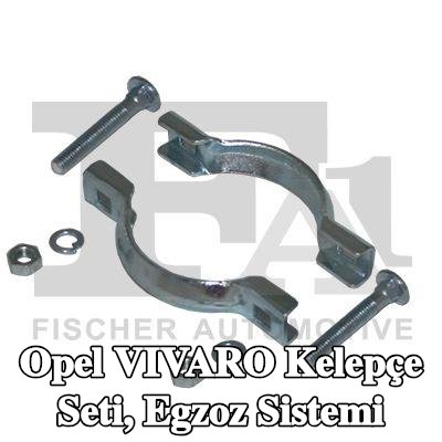 FA1 Kelepçe Seti, egzoz sistemi — 2012 Opel Vivaro