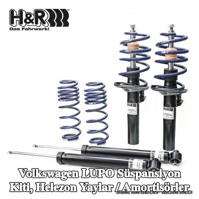H&R Süspansiyon kiti, helezon yaylar / amortisörler — Volkswagen Lupo