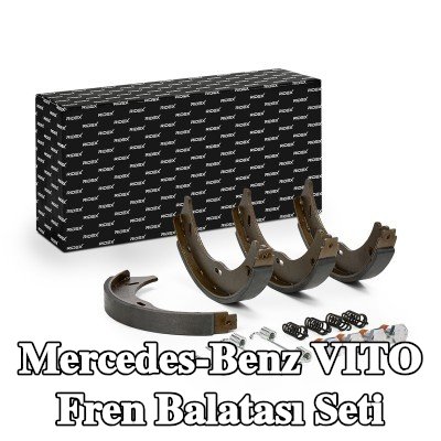 RIDEX Arka aks fren pabucu seti, aksesuarlarla, sabitleme/montaj malzemesi ile, kol olmadan — Mercedes-Benz Vito
