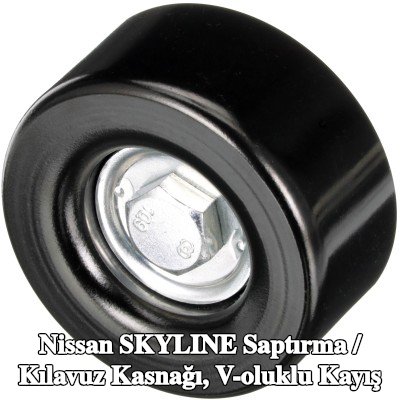 GATES Saptırma / kılavuz kasnağı, V-ribbed kayış DriveAlign, Outer Diameter: 76mm — Nissan Skyline
