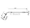 BOSCH El freni kablosu 587mm — Mercedes-Benz B-Class (6)