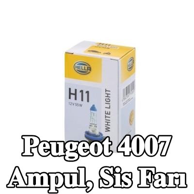 HELLA Ampul, sis farı — Peugeot 4007