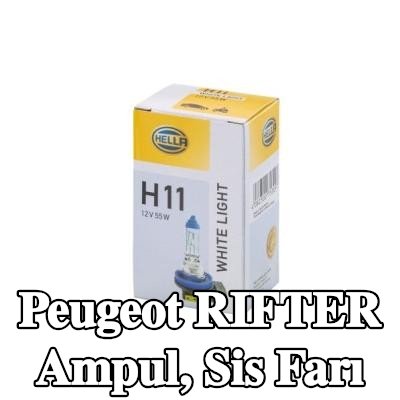 HELLA Ampul, sis farı — Peugeot Rifter
