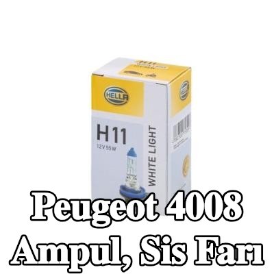 HELLA Ampul, sis farı — Peugeot 4008