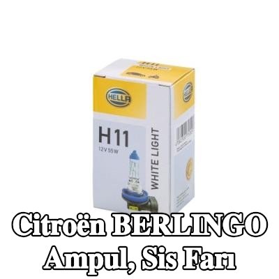 HELLA Ampul, sis farı — Citroën Berlingo