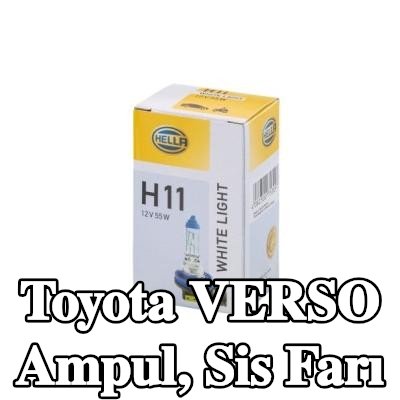HELLA Ampul, sis farı — Toyota Verso