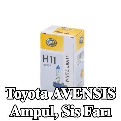 HELLA Ampul, sis farı — Toyota Avensis