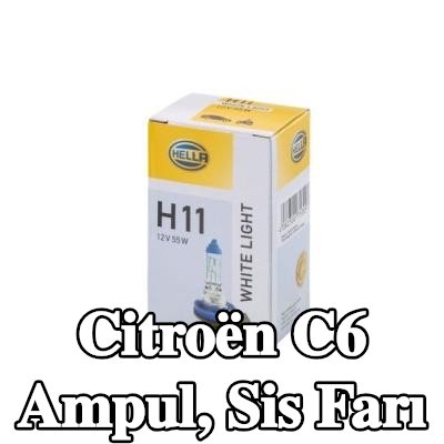 HELLA Ampul, sis farı — Citroën C6