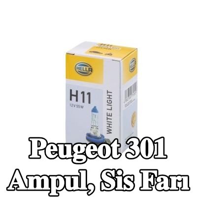 HELLA Ampul, sis farı — Peugeot 301