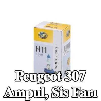 HELLA Ampul, sis farı — Peugeot 307