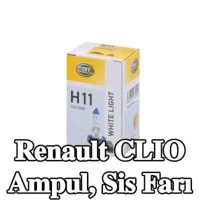 HELLA Ampul, sis farı — Renault Clio