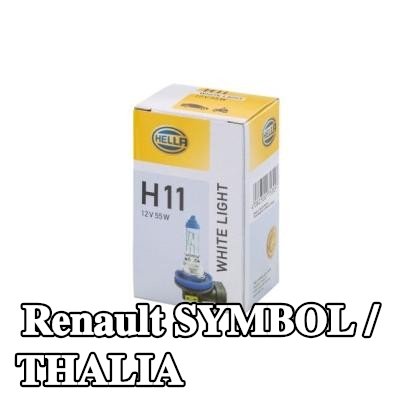 HELLA لمبة، مصباح الضباب — Renault Symbol / Thalia