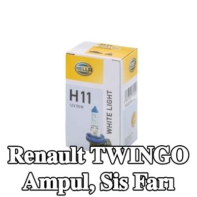HELLA Ampul, sis farı — Renault Twingo