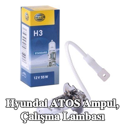 HELLA Ampul, çalışma lambası — Hyundai Atos