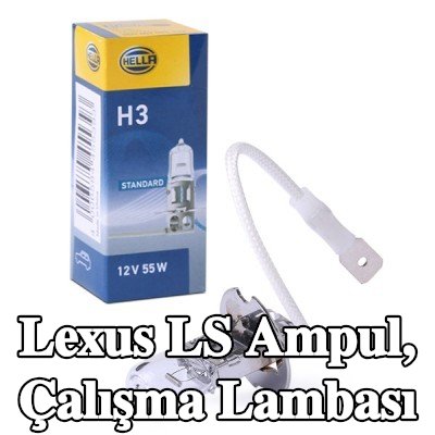HELLA Ampul, çalışma lambası — Lexus Ls