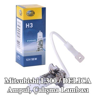 HELLA Ampul, çalışma lambası — Mitsubishi L300 / Delica