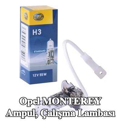 HELLA Ampul, çalışma lambası — Opel Monterey