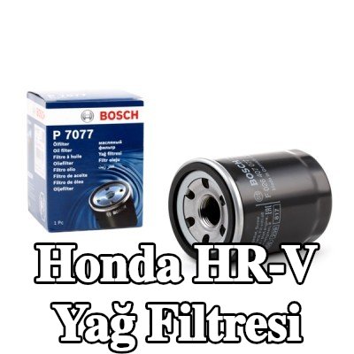 BOSCH Tek çek valflı yağ filtresi — Honda Hr-v