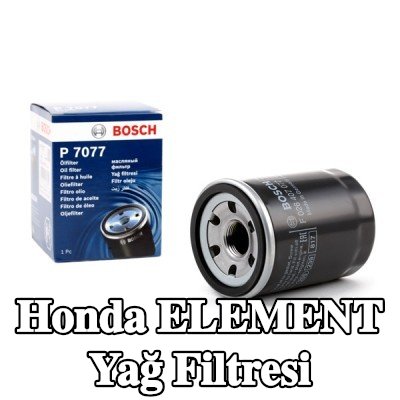 BOSCH Tek çek valflı yağ filtresi — Honda Element