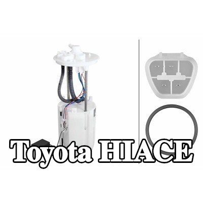 HELLA وحدة تغذية الوقود الكهربائية, ديزل, مع وحدة إرسال الوقود, مع حشية/مانع تسرب — Toyota Hiace