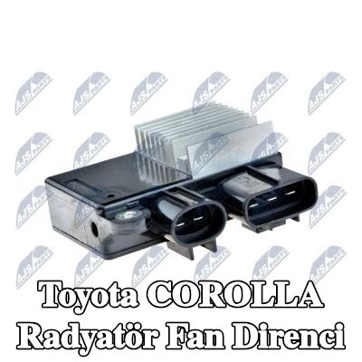 NTY Radyatör fan direnci — Toyota Corolla