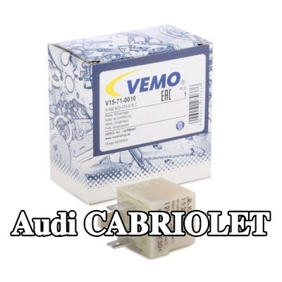 VEMO مرحل مروحة التبريد — Audi Cabriolet