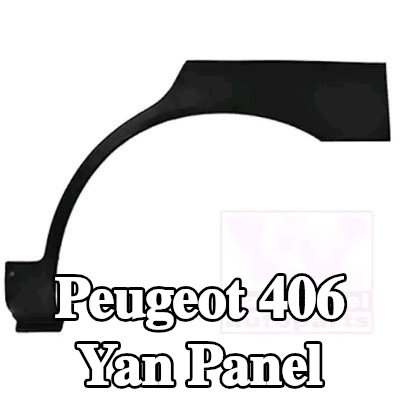 VAN WEZEL Yan panel Sol Arka — Peugeot 406