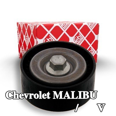 FEBI BILSTEIN بكرة الانحراف/التوجيه, V-ribbed belt Outer Diameter: 65mm, مع برغي — Chevrolet Malibu