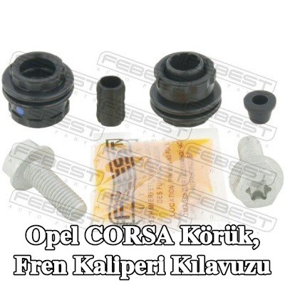 FEBEST Körük, fren kaliperi kılavuzu — Opel Corsa