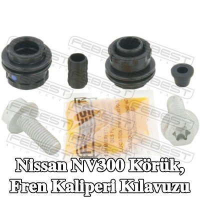 FEBEST Körük, fren kaliperi kılavuzu — Nissan Nv300