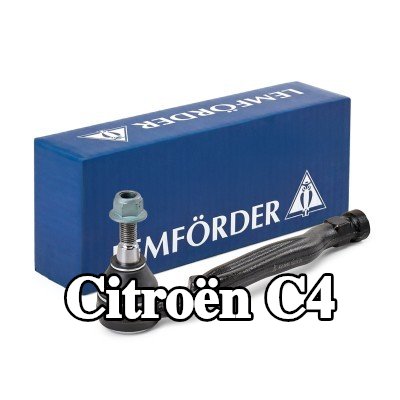 LEMFÖRDER طرف قضيب التوجيه للمحور الأمامي الأيمن, خارجي — Citroën C4