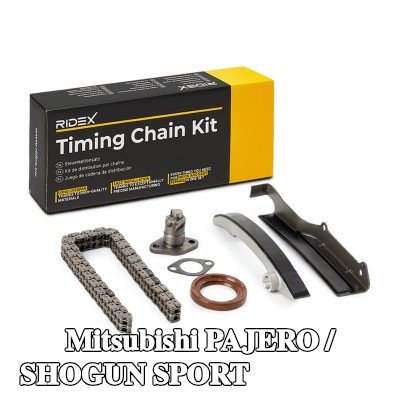 RIDEX طقم سلسلة التوقيت العلوي, مع حشيات/مانعات تسرب, بدون تروس — 2000 Mitsubishi Pajero / Shogun Sport