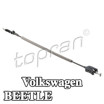 TOPRAN كابل, مفتاح فتح الباب على كلا الجانبين, خارجي — Volkswagen Beetle