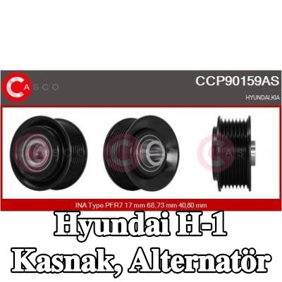 CASCO Kasnak, alternatör — 2000 Hyundai H-1