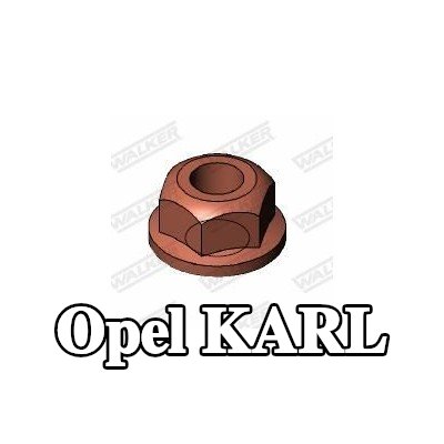 WALKER صامولة، مشعب العادم — Opel Karl