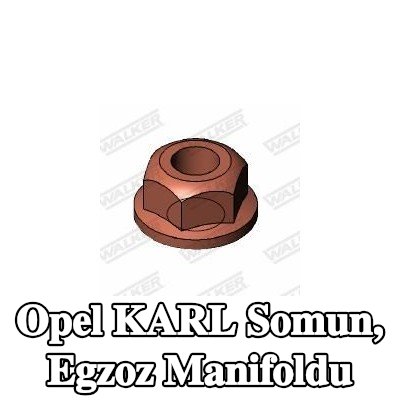 WALKER Somun, egzoz manifoldu — Opel Karl