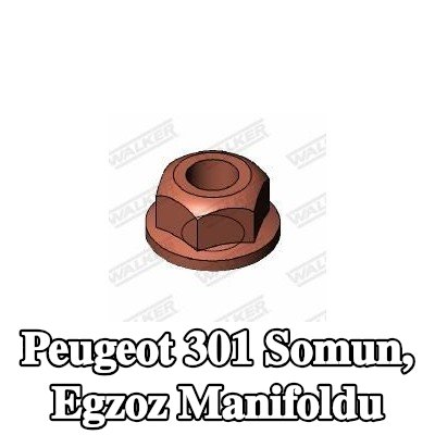 WALKER Somun, egzoz manifoldu — Peugeot 301
