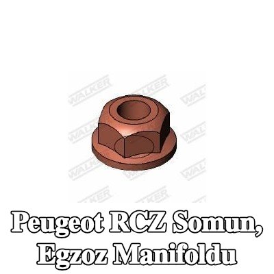 WALKER Somun, egzoz manifoldu — Peugeot Rcz