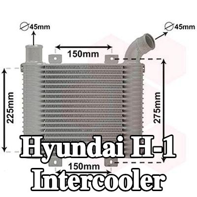VAN WEZEL Intercooler — Hyundai H-1
