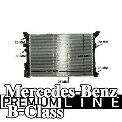 MAHLE مبرد المحرك — 2012 Mercedes-Benz B-Class