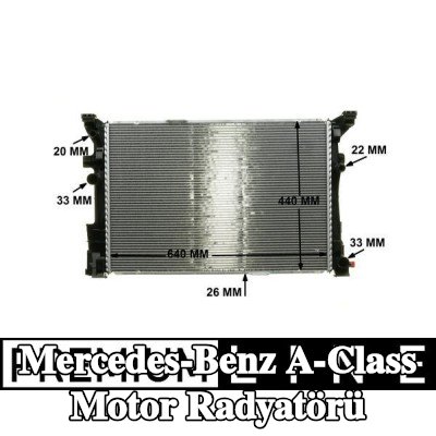 MAHLE Motor radyatörü — 2016 Mercedes-Benz A-Class