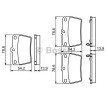 BOSCH Fren balatası seti 13, 9mm — 2002 Toyota Rav4 (4)