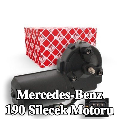 FEBI BILSTEIN Silecek motoru Ön, 12V, kablo ile — Mercedes-Benz 190