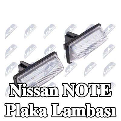 NTY Plaka lambası Aracın Bagaj Kapağı, her iki taraf — Nissan Note