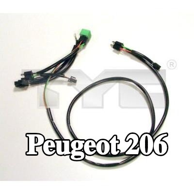 TYC حزام، مصباح أمامي — Peugeot 206
