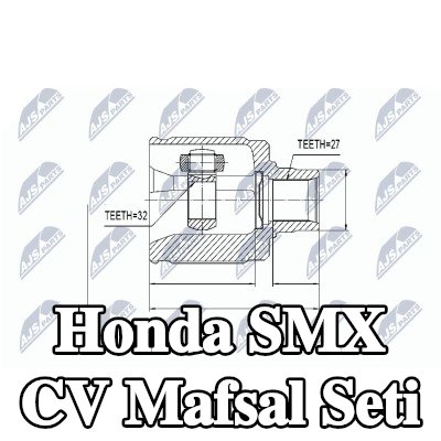 NTY CV mafsalı kiti Ön Aks, şanzıman tarafında — Honda Smx