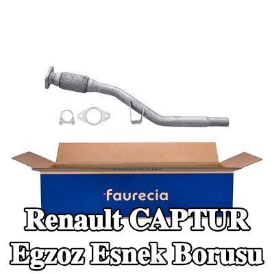 HELLA Esnek egzoz borusu Ön, montaj parçaları ile — Renault Captur