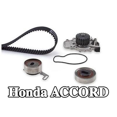 GATES مجموعة مضخة مياه وحزام توقيت PowerGrip, G-Force Redline™, مع مضخة مياه — 1990 Honda Accord