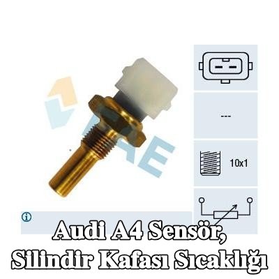 FAE Sensör, silindir kafası sıcaklığı — 2000 Audi A4