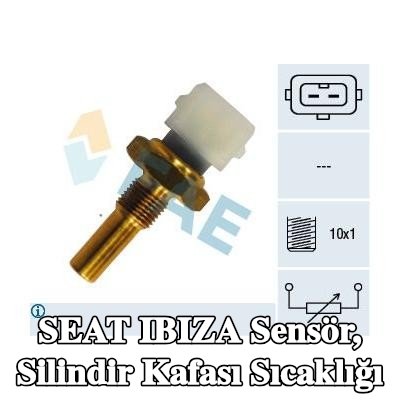 FAE Sensör, silindir kafası sıcaklığı — 1997 SEAT Ibiza